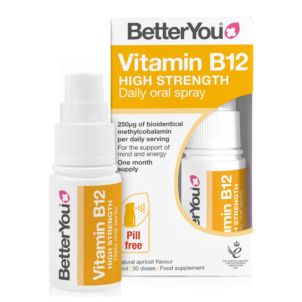 image 1 of BetterYou Vitamin B12 High Strength Daily Oral Spray 15ml
