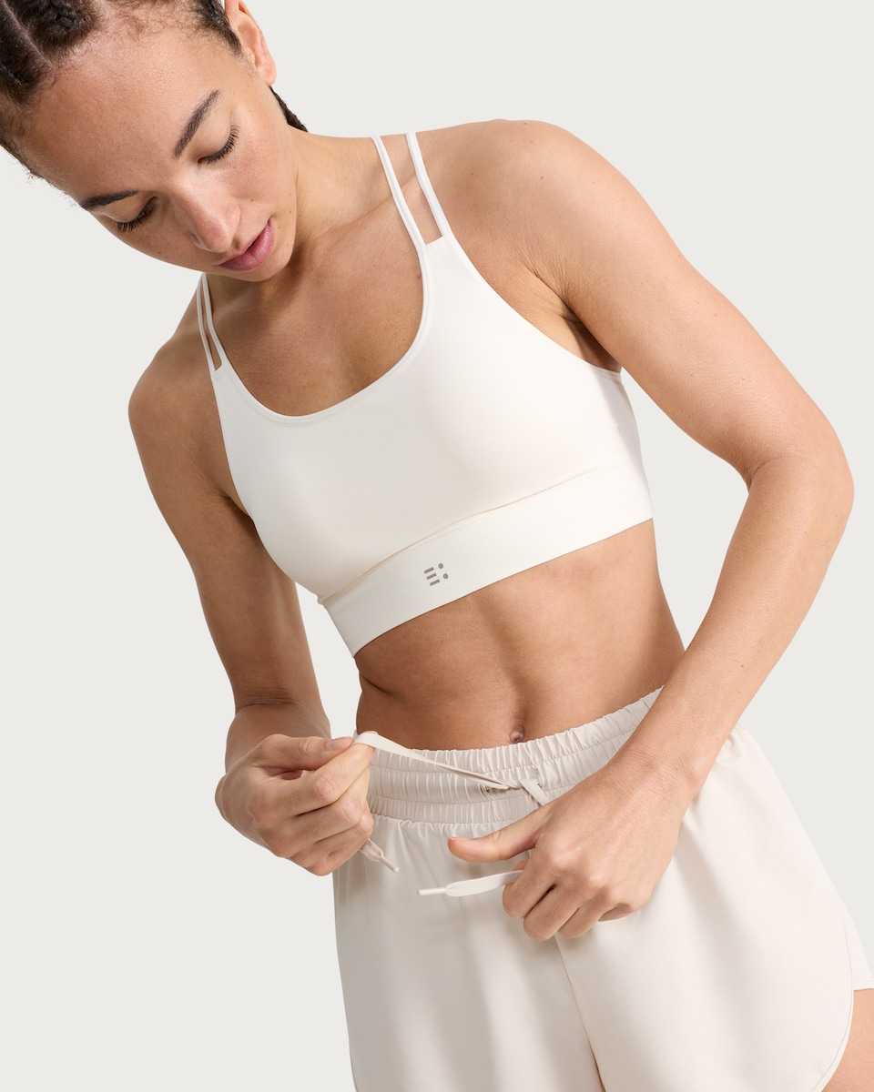 image 1 of F&F Active 2-Pack Strappy Light Support Sports Bras in Multi