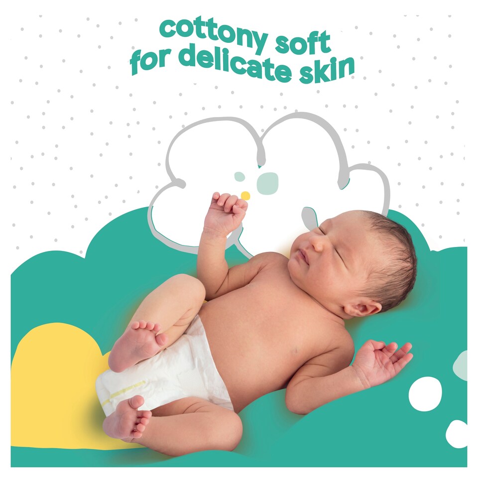 image 1 of Fred & Flo Newborn Nappy Size 0 24 Pack