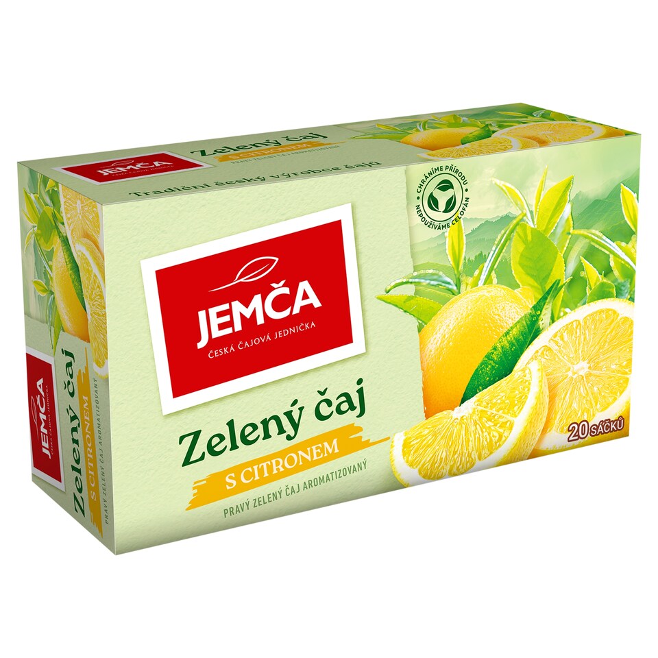 Jemča Green Tea with Lemon Flavored 20 x 1.5g (30g)