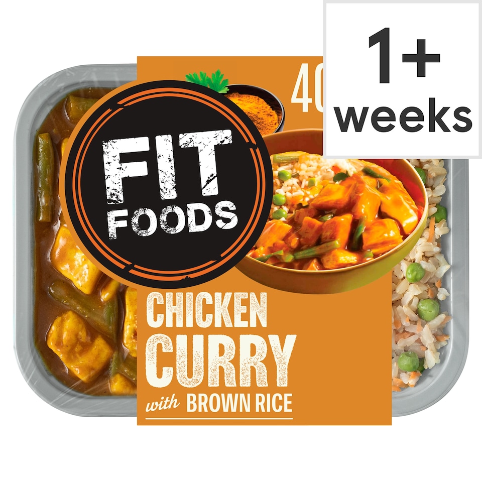 Fit Foods Chicken Curry With Brown Rice 400G