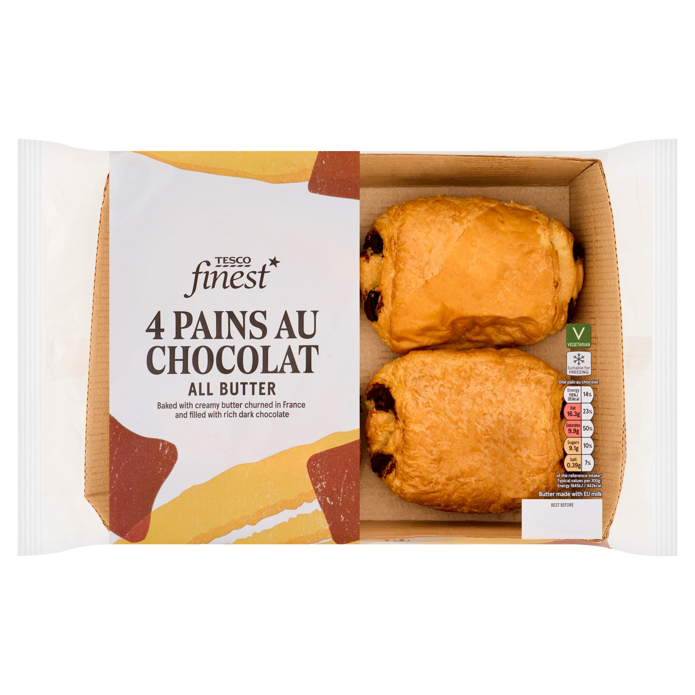 Tesco Finest All Butter Pain Au Chocolat 4 Pack