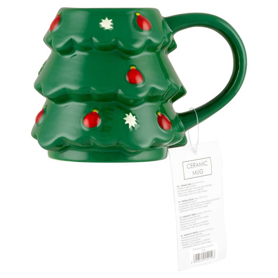Christmas Pine Ceramic Mug 13 x 9 x 10 cm