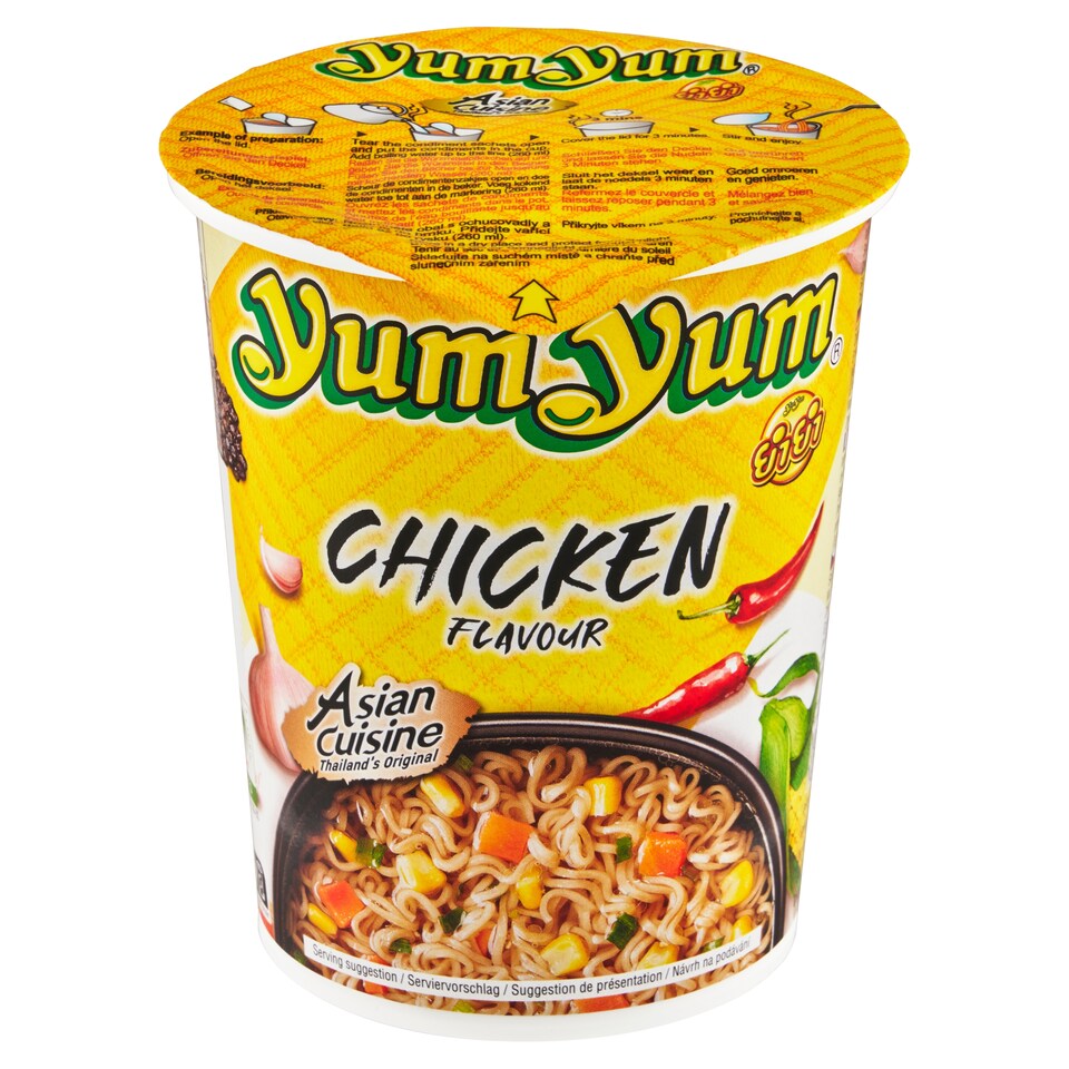 Obrázek 1 pro produkt Yum Yum Instantní nudle s kuřecí příchutí 70g