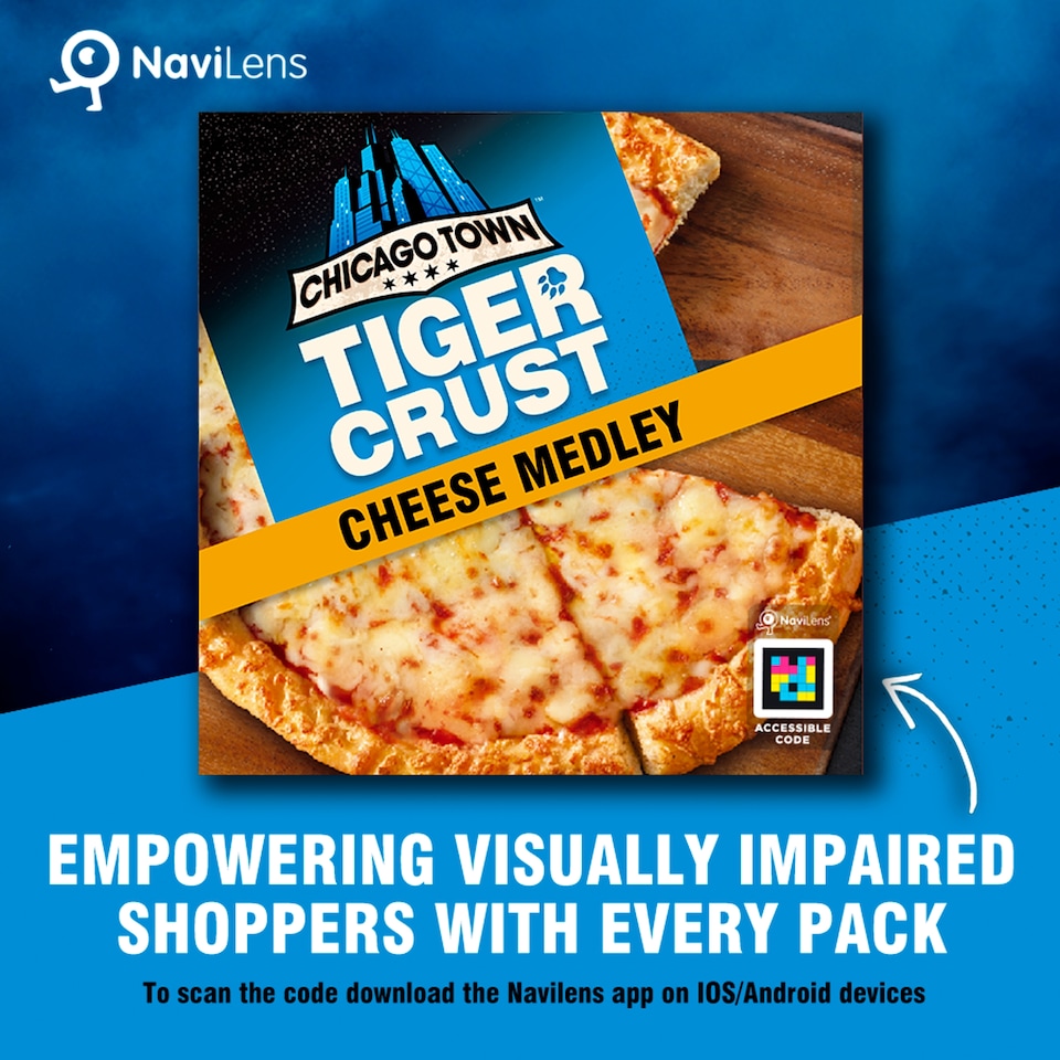 image 1 of Chicago Town Tiger Crust Pizza - Cheese Medley 305g
