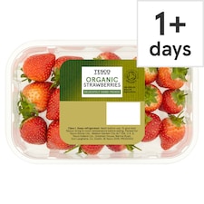 Tesco Organic Strawberries 300G