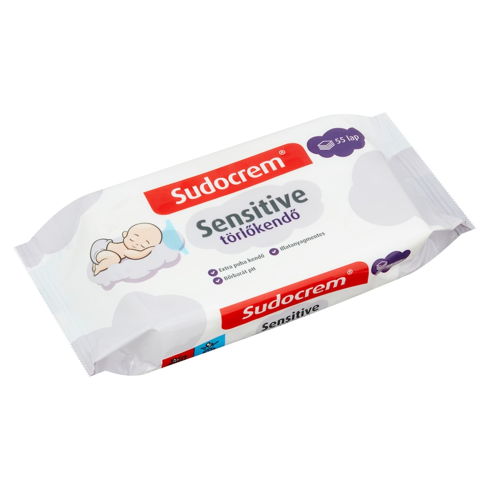 image 1 of Sudocrem Sensitive Wipes 55 pcs