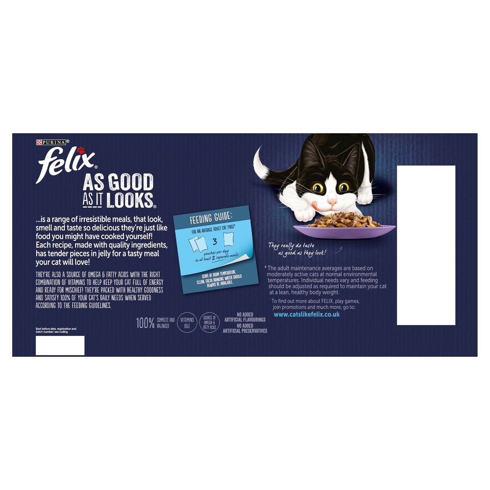 image 1 of Felix As Good As It Looks Cat Food Mixed Selection 40X100g