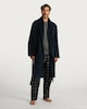 image 2 of F&F Fleece Textured Dressing Gown in Navy
