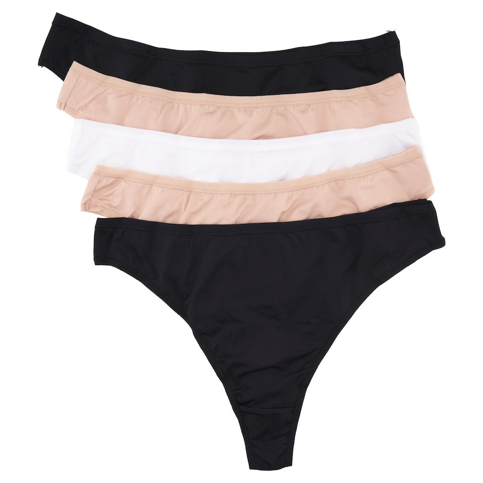 image 1 of F&F 5 Pack Thong 16