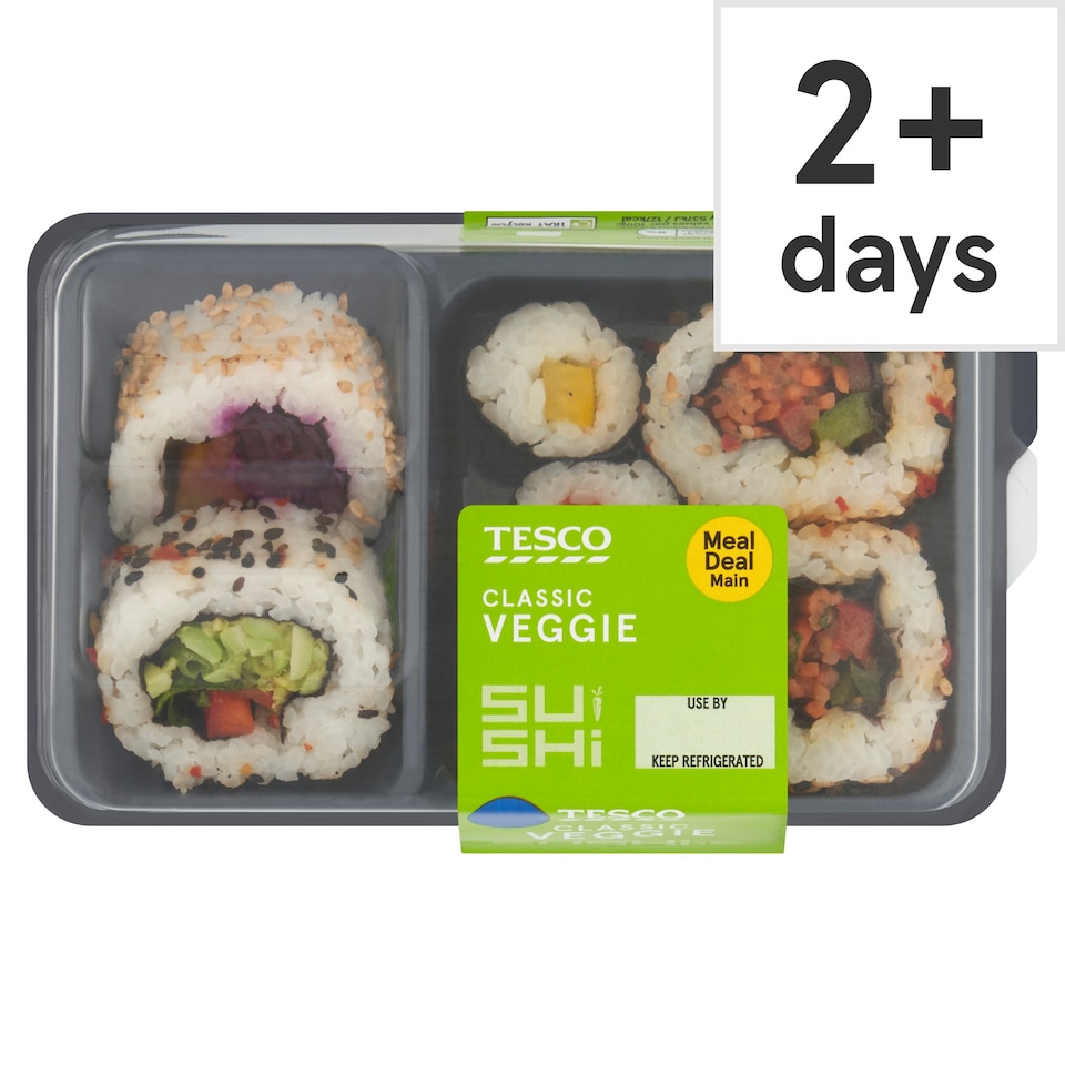 Tesco Classic Veggie Sushi 126g