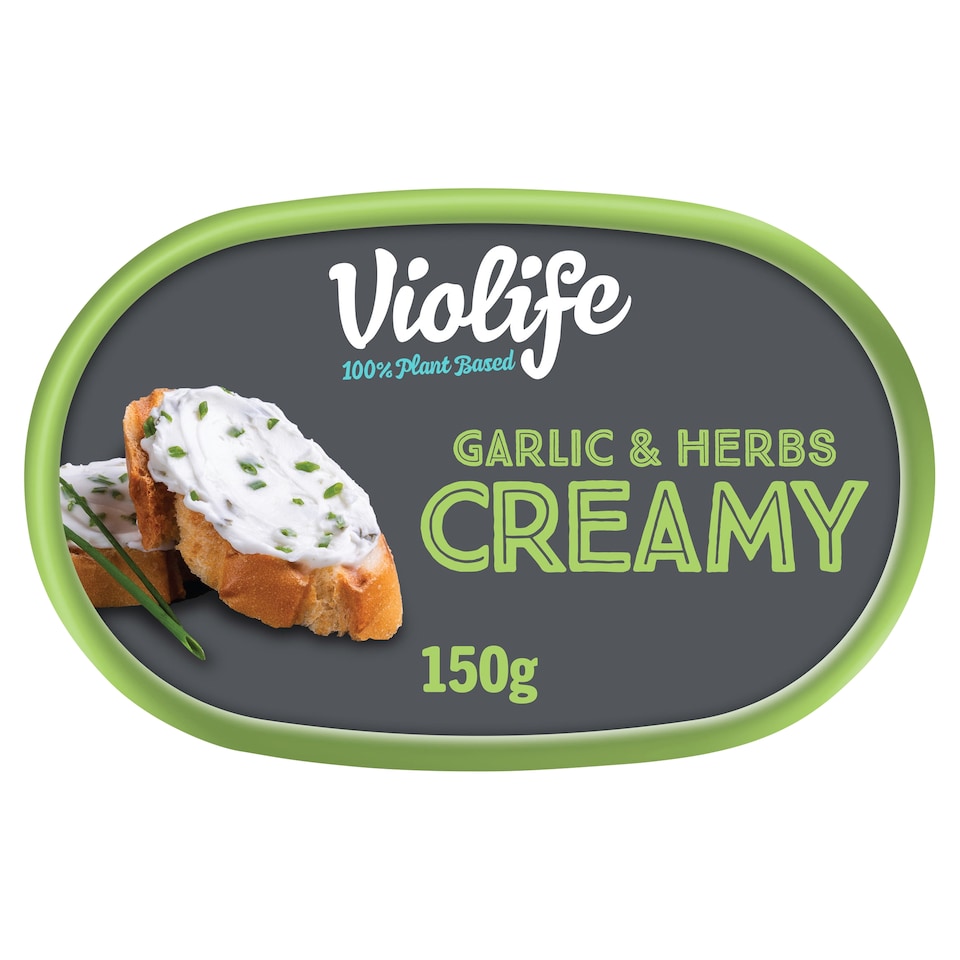 image 1 of Violife Creamy Garlic & Herbs 150g