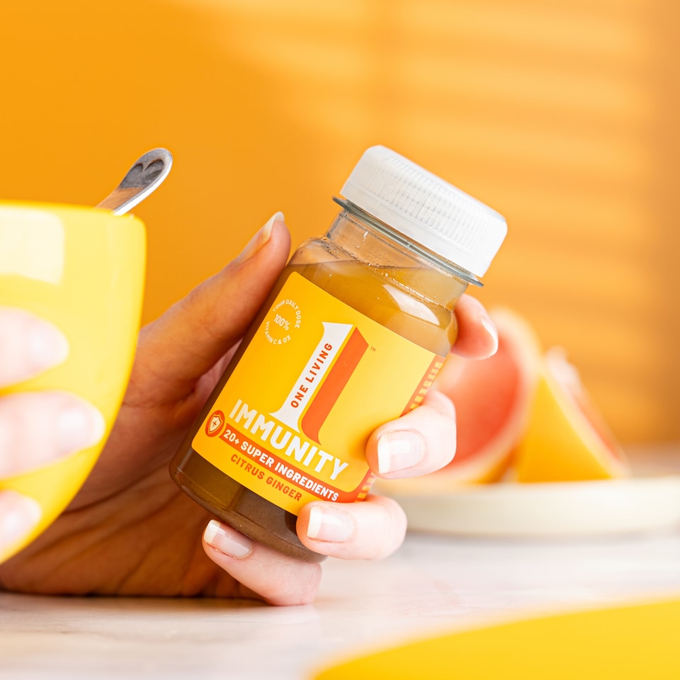 image 1 of One Living Citrus Ginger Immune Health Shot 100ml