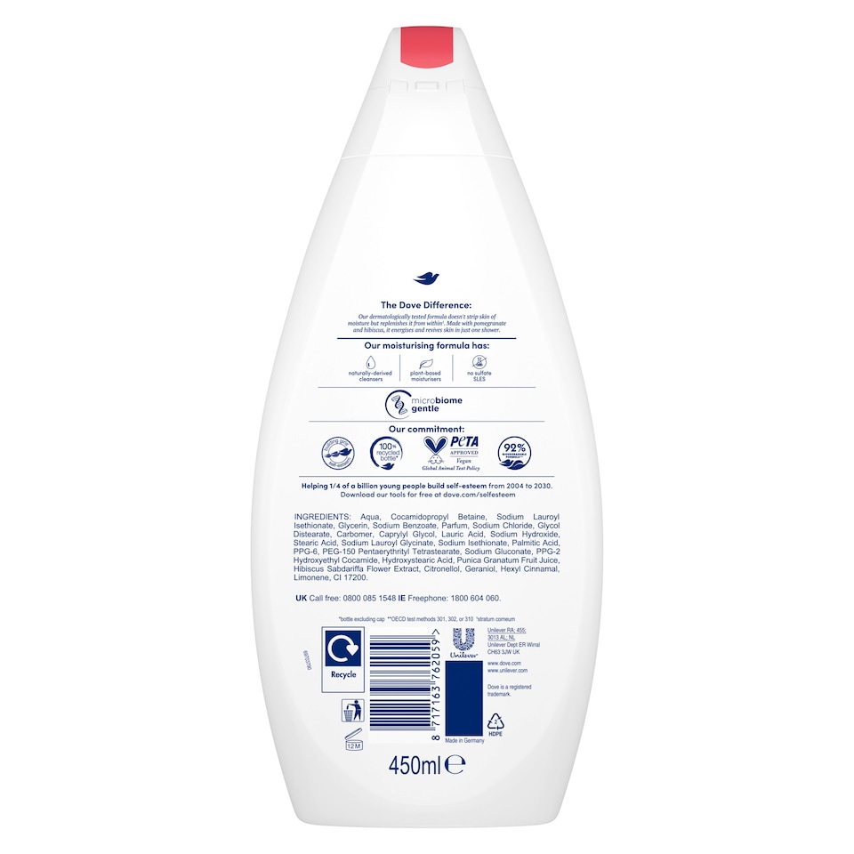 image 1 of Dove Bodywash 450Ml Revive