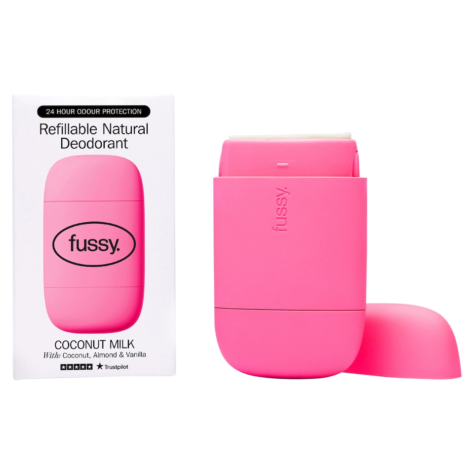image 1 of Fussy Refillable Natural Deodorant Coconut Milk 40g