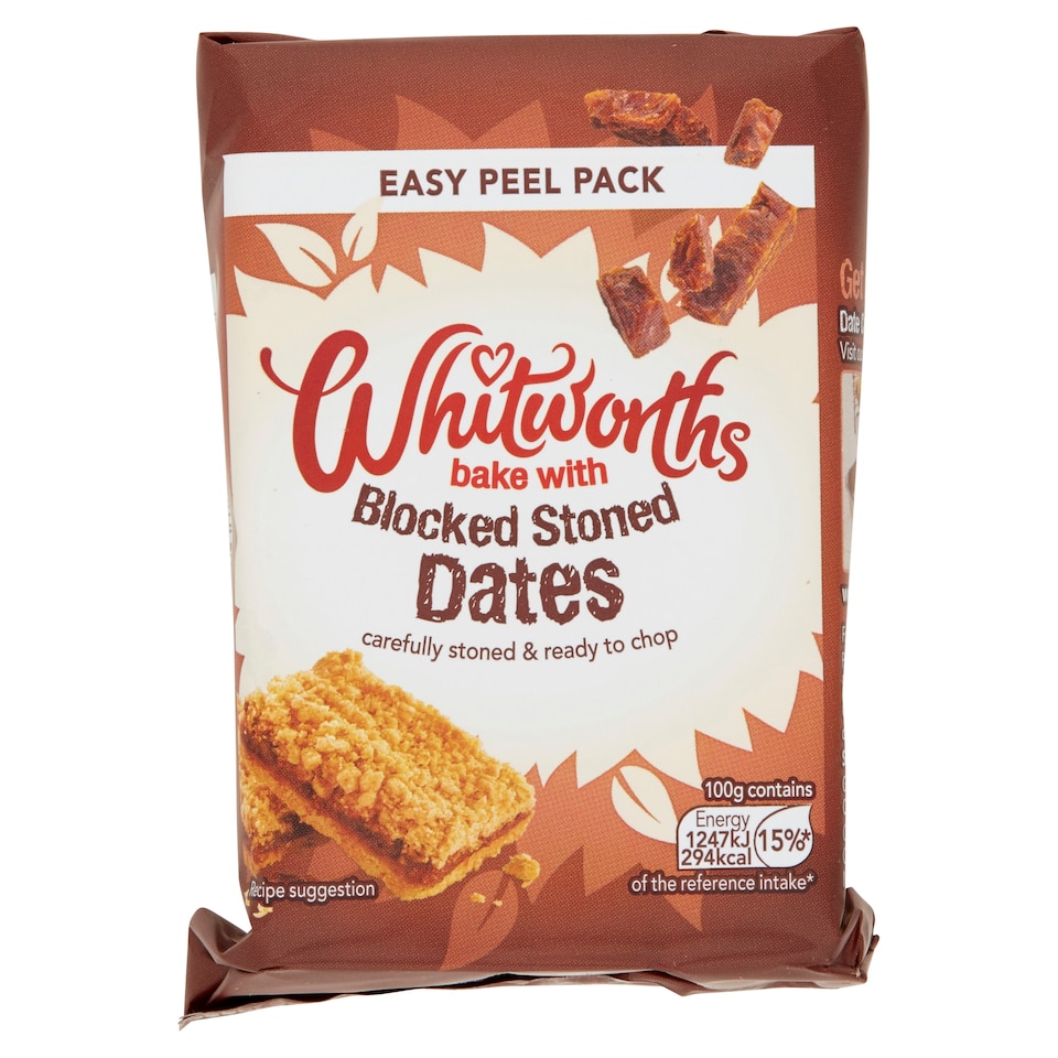 Whitworths Blocked Stoned Dates 350G