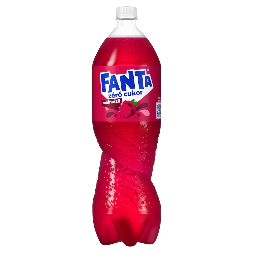 Fanta Zero Sugar Energy-Free Raspberry Flavor Carbonated Soft Drink with Sweeteners 1,75 l