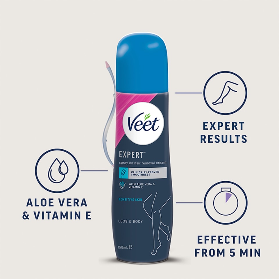 image 1 of Veet Expert Hair Removal Spray 150Ml