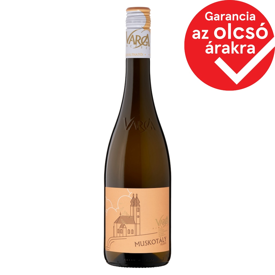 Varga Muskotály félédes fehérbor 0,75 l