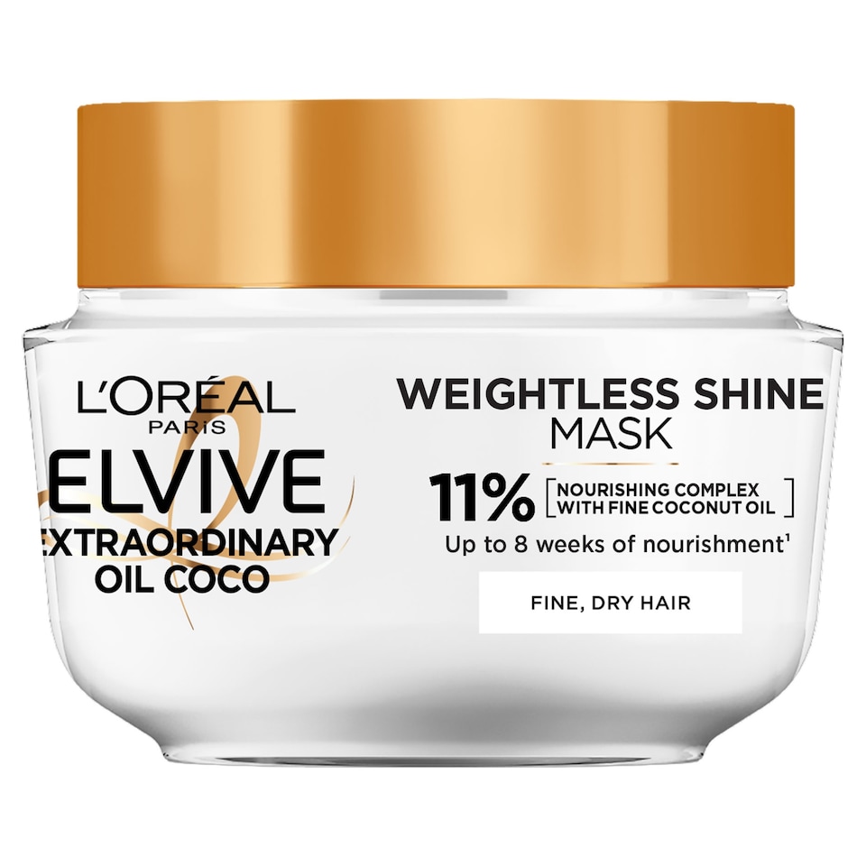 image 1 of L'oreal Elvive Coconut Oil Mask 300Ml