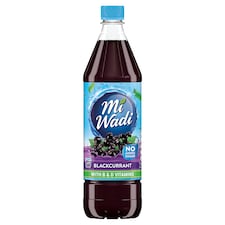 Miwadi No Added Sugar Blackcurrant 1Ltr