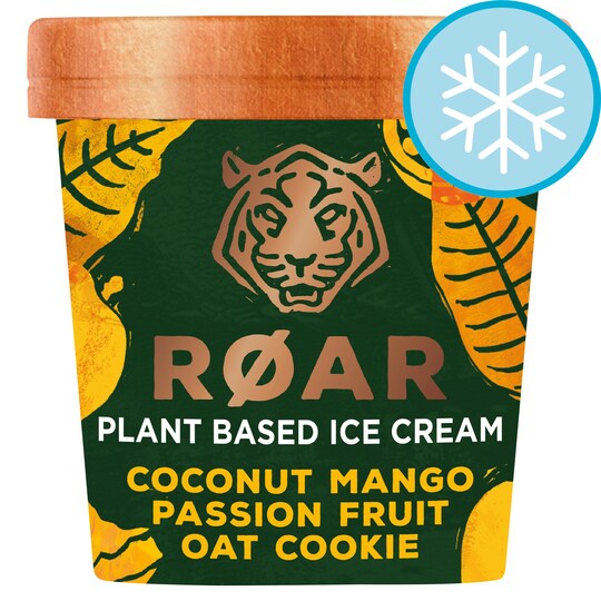 Roar Coconut Mango Passion Fruit Oat Cookie Ice Cream 500Ml Tesco