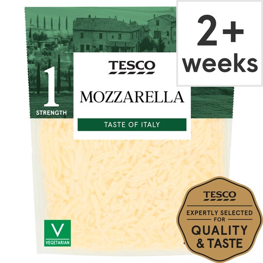 Tesco Mozzarella Grated 250G Tesco Groceries