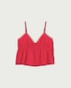 image 4 of OH ME OH MY Lace Trim Cami Vest in Red