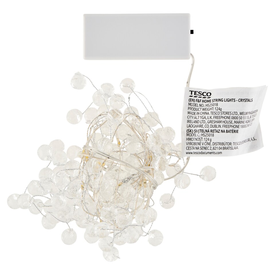 F&F Home Crystal fényfüzér   1. kép