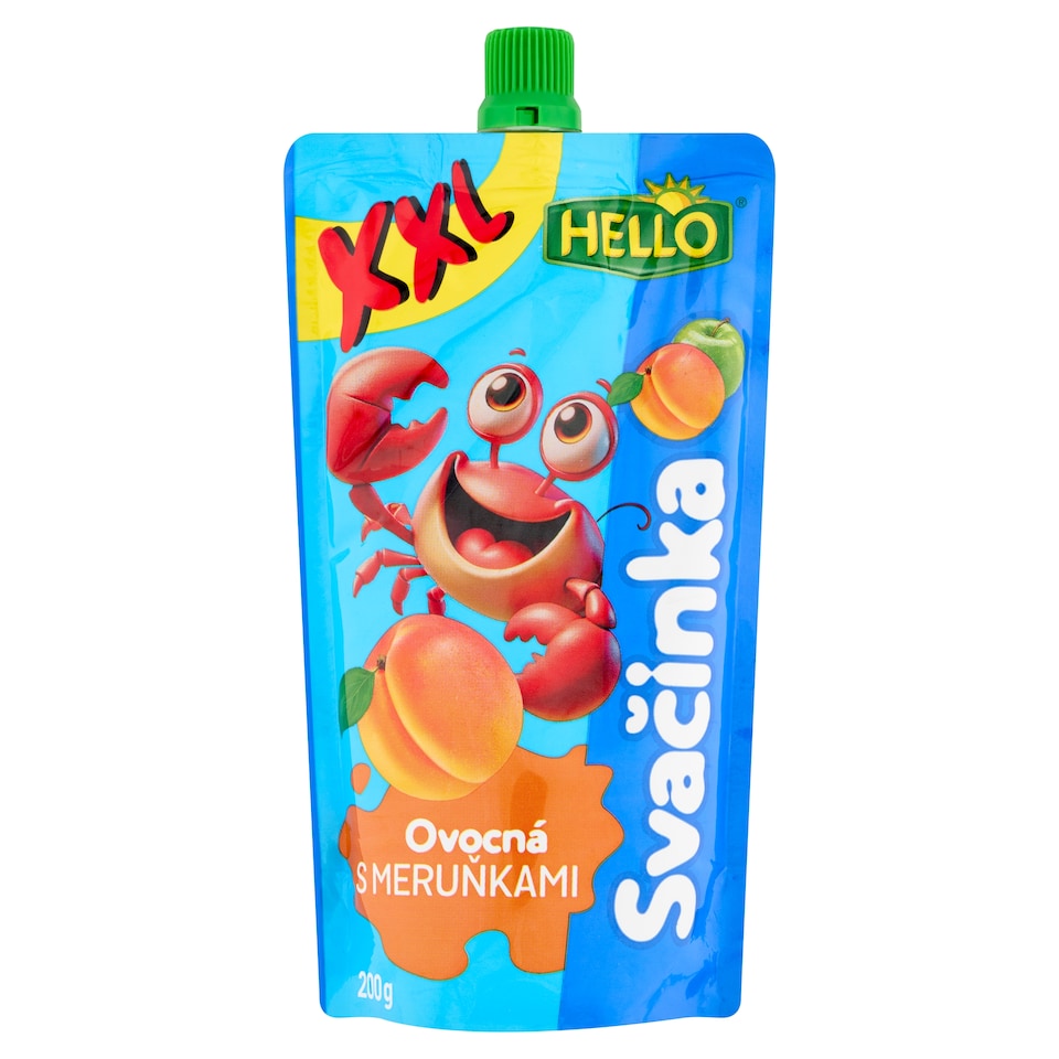 Hello XXL gyümölcs snack kajszibarackkal 200 g