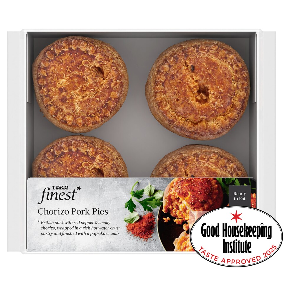 Tesco Finest Chorizo Pork Pies 300g