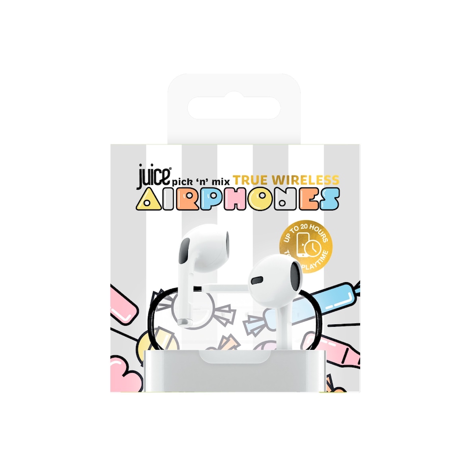 image 1 of Juice Pick & Mix White Airphones