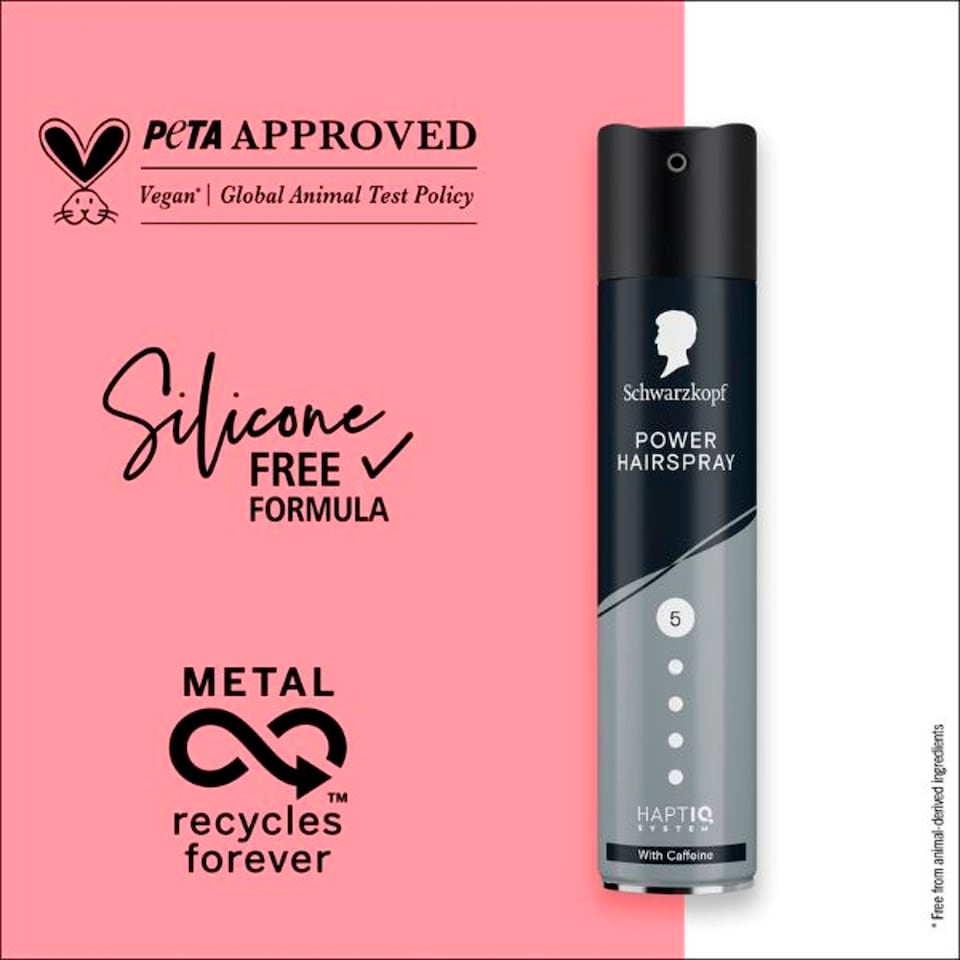 image 1 of Schwarzkopf Power Hairspray With Caffeine 250ml