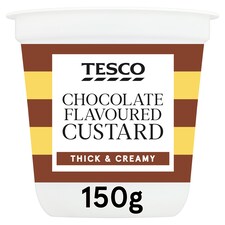Tesco Chocolate Flavoured Custard 150G