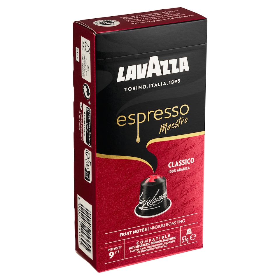 obrázok 1 z Lavazza Espresso Classico pražená mletá káva 10 kapsúl 57 g