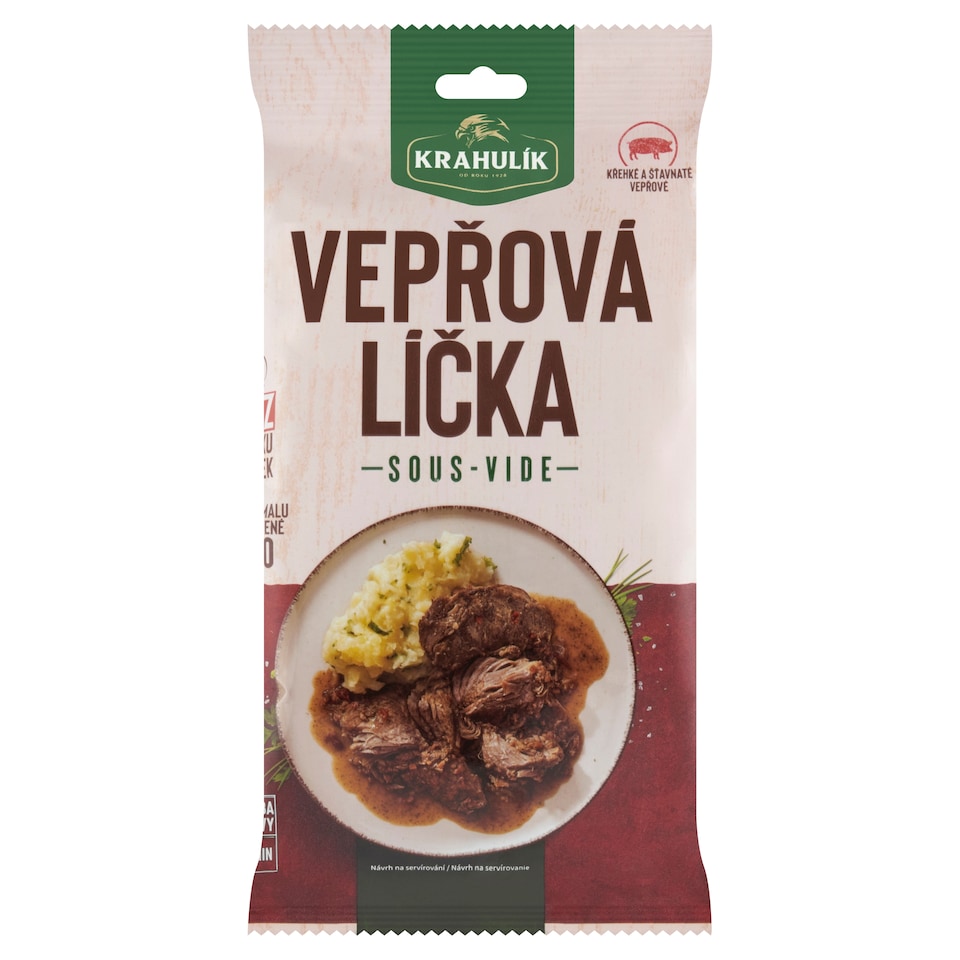 Obrázek 1 pro produkt Krahulík Vepřová líčka sous-vide 300g
