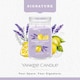 image 2 of Yankee Candle Signature Lemon Lavender Large Jar 567g