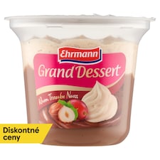 Ehrmann Grand Dessert Lieskovoorieškový dezert s rumom a hroznovou príchuťou 190 g