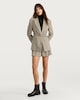 image 2 of F&F Houndstooth Print Belted Co-ord Blazer in Neutral