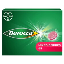 Berocca Mixed Berries Effervescent Tablets 45s