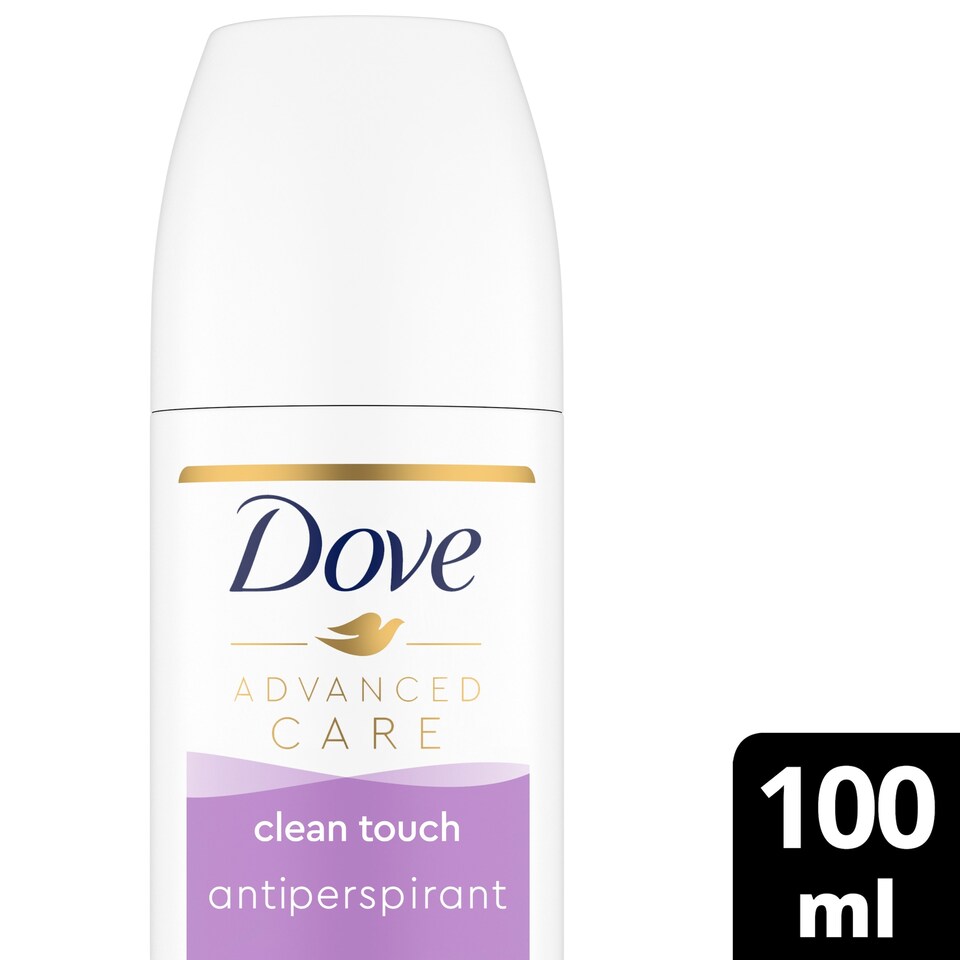 image 1 of Dove Advanced Care Clean Touch Roll On Antiperspirant Deodorant 100Ml