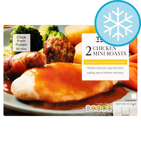 Tesco 2 Chicken Mini Roast 424g Tesco Groceries