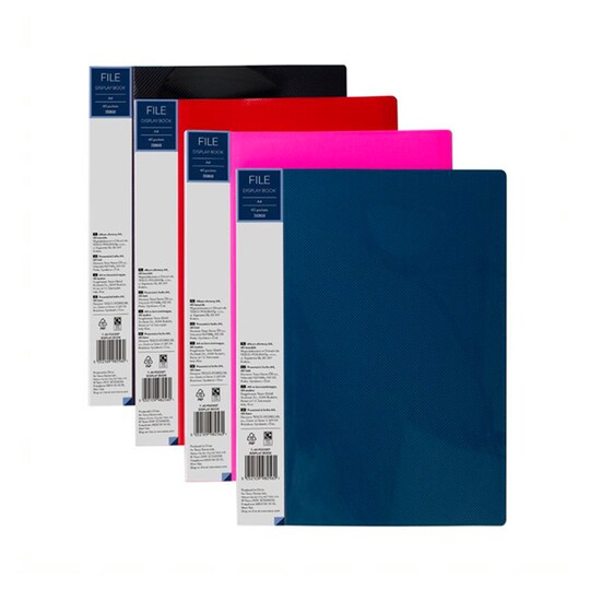 Tesco 40 Pocket Display Book Assorted Tesco Groceries