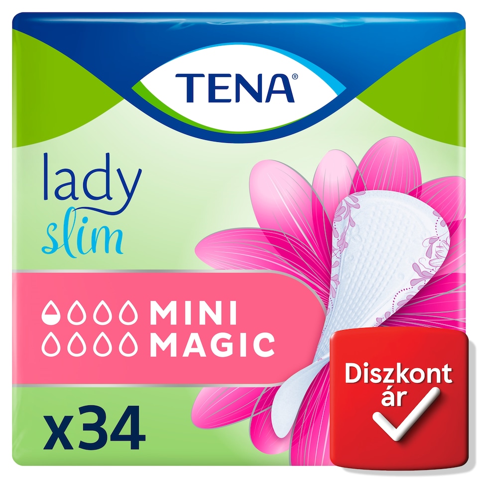 Tena Lady Slim Mini Magic ultra vékony inkontinencia betét 34 db  1. kép