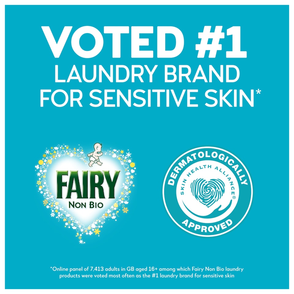 image 1 of Fairy Non Bio Big One Washing Liquid Pods 21 washes 833.7g