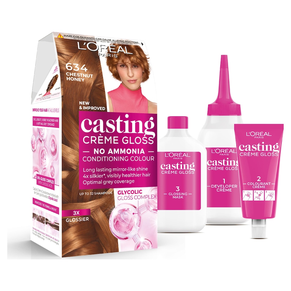 image 1 of L'oreal Casting Creme Gloss Chestnut Honey 634 Hair Dye