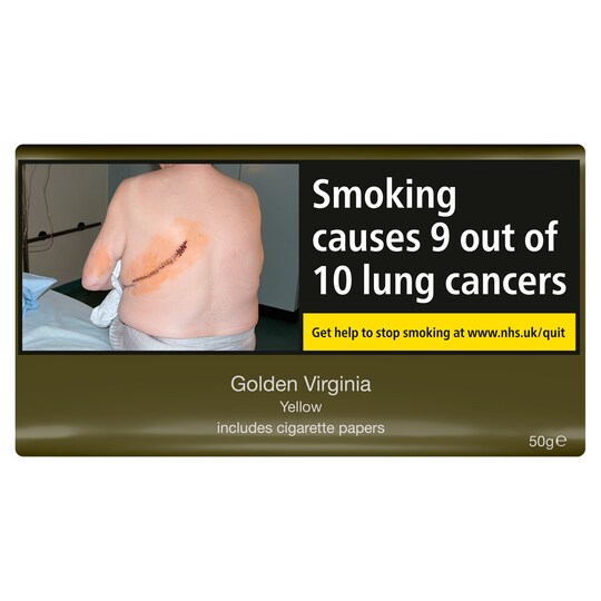 Golden Virginia Yellow 50G Tesco Groceries gold-leaf-jps-quality-blend-tobacco-pouch-30g-compare-prices