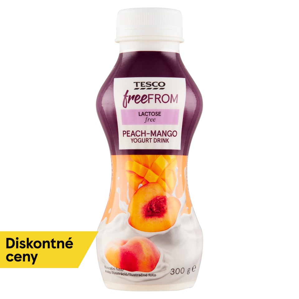 Tesco Free From Peach-Mango Yogurt Drink 300 g