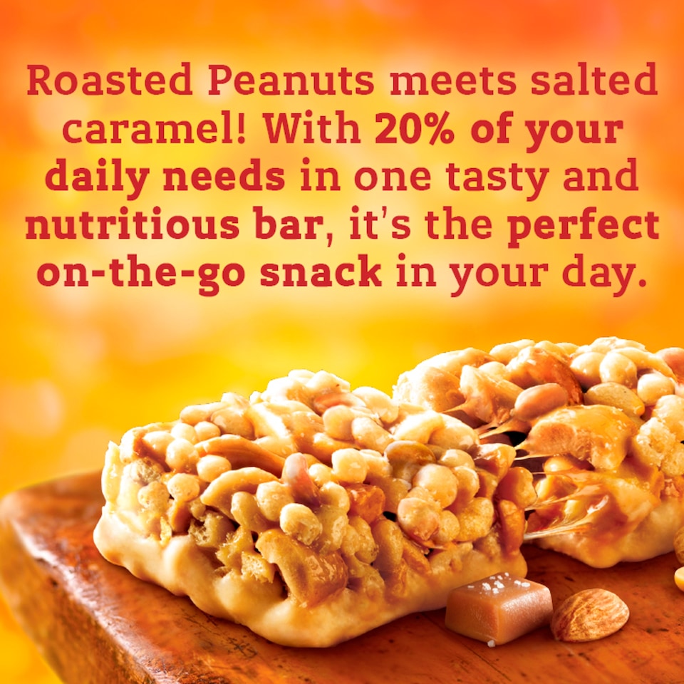 image 1 of Nature Valley Protein Salted Caramel Nut Cereal Bar 40g