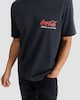 image 2 of Coca-Cola Holidays Are Coming Print Pure Cotton T-Shirt in Black